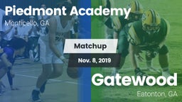 Matchup: Piedmont Academy vs. Gatewood  2019