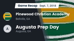 Recap: Pinewood Christian Academy vs. Augusta Prep Day  2018