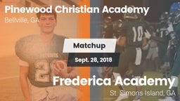 Matchup: Pinewood Christian vs. Frederica Academy  2018