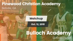 Matchup: Pinewood Christian vs. Bulloch Academy 2018