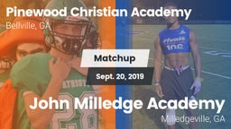 Matchup: Pinewood Christian vs. John Milledge Academy  2019