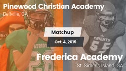 Matchup: Pinewood Christian vs. Frederica Academy  2019