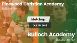 Matchup: Pinewood Christian vs. Bulloch Academy 2019