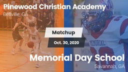 Matchup: Pinewood Christian vs. Memorial Day School 2020