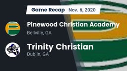Recap: Pinewood Christian Academy vs. Trinity Christian  2020
