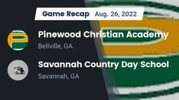 Recap: Pinewood Christian Academy vs. Savannah Country Day School 2022