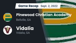 Recap: Pinewood Christian Academy vs. Vidalia  2022