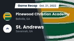 Recap: Pinewood Christian Academy vs. St. Andrews  2022