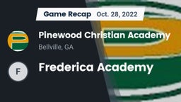 Recap: Pinewood Christian Academy vs. Frederica Academy 2022