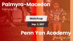 Matchup: Palmyra-Macedon vs. Penn Yan Academy  2017