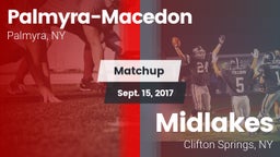 Matchup: Palmyra-Macedon vs. Midlakes  2017