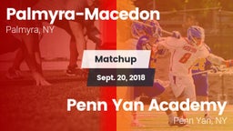 Matchup: Palmyra-Macedon vs. Penn Yan Academy  2018