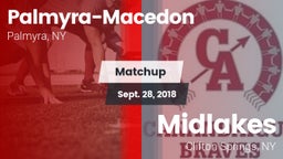 Matchup: Palmyra-Macedon vs. Midlakes  2018