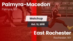 Matchup: Palmyra-Macedon vs. East Rochester 2018