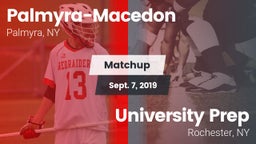 Matchup: Palmyra-Macedon vs. University Prep  2019