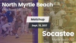Matchup: North Myrtle Beach vs. Socastee  2017