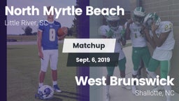 Matchup: North Myrtle Beach vs. West Brunswick  2019