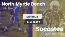 Matchup: North Myrtle Beach vs. Socastee  2019