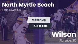 Matchup: North Myrtle Beach vs. Wilson  2019