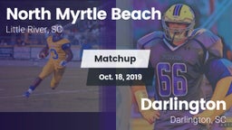 Matchup: North Myrtle Beach vs. Darlington  2019