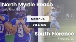 Matchup: North Myrtle Beach vs. South Florence  2020