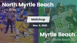 Matchup: North Myrtle Beach vs. Myrtle Beach  2020
