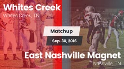 Matchup: Whites Creek vs. East Nashville Magnet 2016