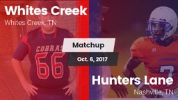 Matchup: Whites Creek vs. Hunters Lane  2017