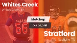 Matchup: Whites Creek vs. Stratford  2017