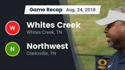 Recap: Whites Creek  vs. Northwest  2018