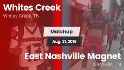 Matchup: Whites Creek vs. East Nashville Magnet 2018