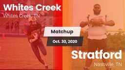 Matchup: Whites Creek vs. Stratford  2020