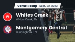 Recap: Whites Creek  vs. Montgomery Central  2023