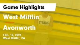 West Mifflin  vs Avonworth  Game Highlights - Feb. 10, 2023