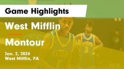 West Mifflin  vs Montour  Game Highlights - Jan. 2, 2024