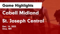 Cabell Midland  vs St. Joseph Central  Game Highlights - Dec. 16, 2023