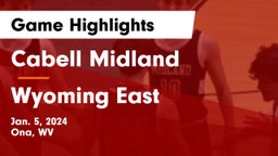 Cabell Midland  vs Wyoming East  Game Highlights - Jan. 5, 2024