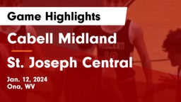 Cabell Midland  vs St. Joseph Central  Game Highlights - Jan. 12, 2024