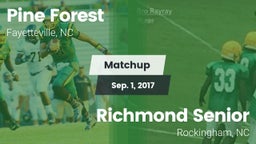 Matchup: Pine Forest vs. Richmond Senior  2017