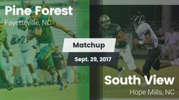 Matchup: Pine Forest vs. South View  2017