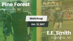 Matchup: Pine Forest vs. E.E. Smith  2017
