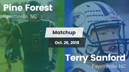 Matchup: Pine Forest vs. Terry Sanford  2018