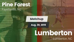 Matchup: Pine Forest vs. Lumberton  2019