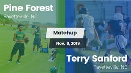 Matchup: Pine Forest vs. Terry Sanford  2019