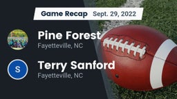 Recap: Pine Forest  vs. Terry Sanford  2022
