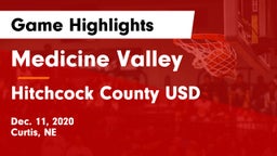 Medicine Valley  vs Hitchcock County USD  Game Highlights - Dec. 11, 2020
