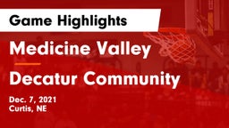 Medicine Valley  vs Decatur Community  Game Highlights - Dec. 7, 2021