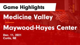 Medicine Valley  vs Maywood-Hayes Center Game Highlights - Dec. 11, 2021