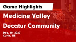 Medicine Valley  vs Decatur Community  Game Highlights - Dec. 10, 2022