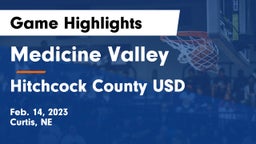 Medicine Valley  vs Hitchcock County USD  Game Highlights - Feb. 14, 2023
